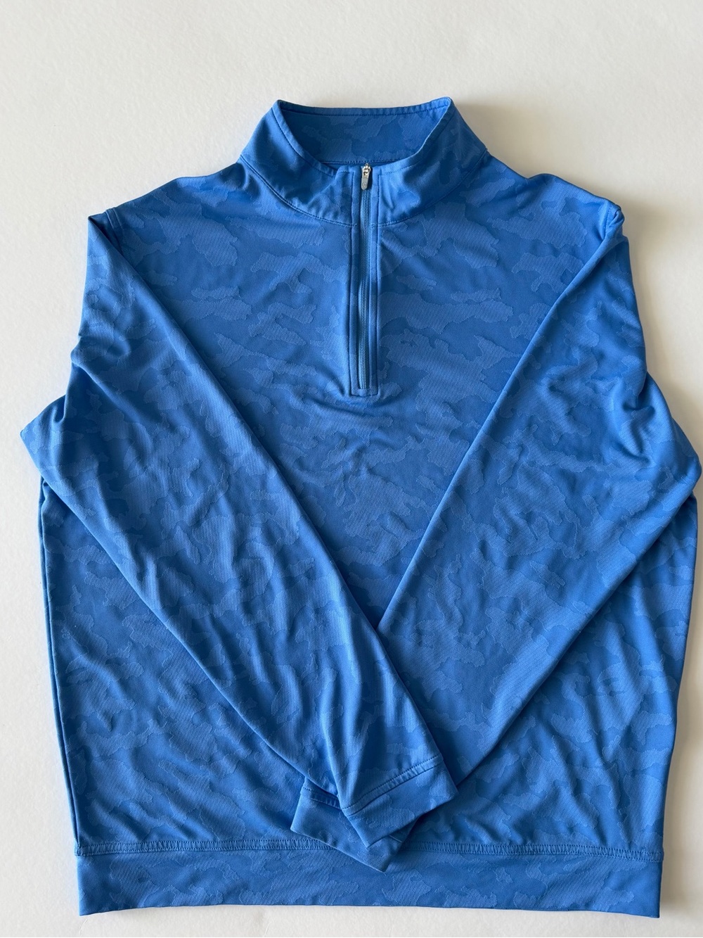 Peter Millar Royal Blue Quarter-Zip Performance Sweater